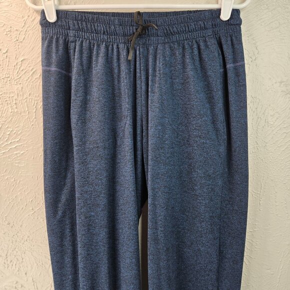 NoBull Jogger Pants Small Navy Blue Stretchy Athletic Workout Pull On Drawstring - Picture 3 of 9